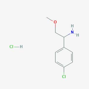 1-(4-Chlorophenyl)-2-methoxyethanamine hydrochloride