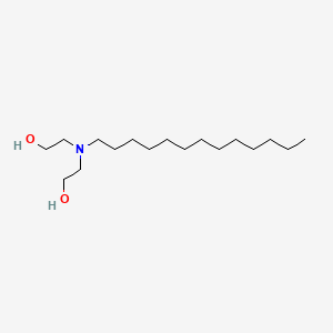 molecular formula C17H37NO2 B6592233 N,N-bis (2-hydroxyethyl) tridecylamine CAS No. 18312-57-7
