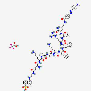 molecular formula C90H125F3N22O17S B6592321 Integrin Binding Peptide Trifluoroacetate CAS No. 1926163-42-9