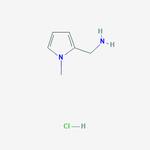 molecular formula C6H11ClN2 B6592366 (1-Methyl-1H-pyrrol-2-yl)methanamine hydrochloride CAS No. 1958064-71-5