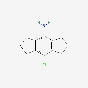 molecular formula C12H14ClN B6592382 8-Chloro-1,2,3,5,6,7-hexahydro-s-indacen-4-amine CAS No. 1995072-64-4