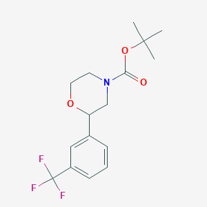 tert-Butyl 2-(3-(trifluoromethyl)phenyl)morpholine-4-carboxylate
