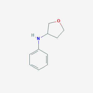 molecular formula C10H13NO B065924 N-phenyloxolan-3-amine CAS No. 162851-41-4