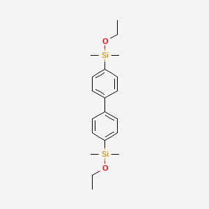 molecular formula C20H30O2Si2 B6592408 4,4'-Bis(dimethylethoxysilyl)biphenyl CAS No. 201603-69-2