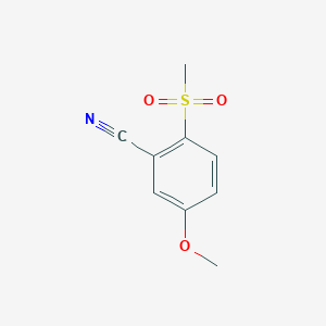5-Methoxy-2-(methylsulfonyl)benzonitrile