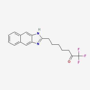 2-(6-Oxo-7,7,7-trifluoroheptyl)naphto-[2,3-d]-imidazole