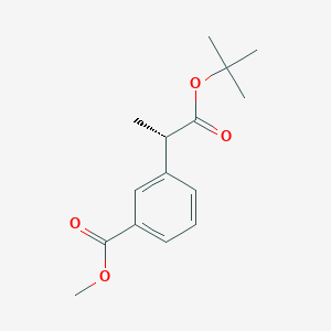 (S)-Methyl 3-(1-(tert-butoxy)-1-oxopropan-2-yl)benzoate