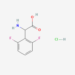2-Amino-2-(2,6-difluorophenyl)acetic acid hydrochloride