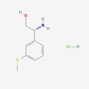 (R)-2-Amino-2-(3-(methylthio)phenyl)ethanol hydrochloride