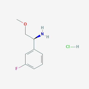(S)-1-(3-Fluorophenyl)-2-methoxyethanamine hydrochloride