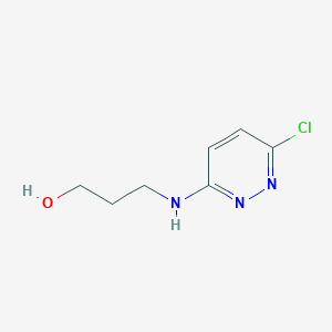 3-((6-Chloropyridazin-3-yl)amino)propan-1-ol