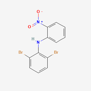 molecular formula C12H8Br2N2O2 B6592810 2,6-Dibromo-N-(2-nitrophenyl)aniline CAS No. 2448398-05-6