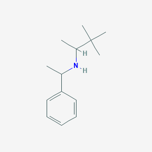 (3,3-Dimethylbutan-2-yl)(1-phenylethyl)amine