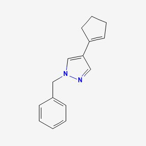 1-Benzyl-4-(cyclopent-1-en-1-yl)-1H-pyrazole