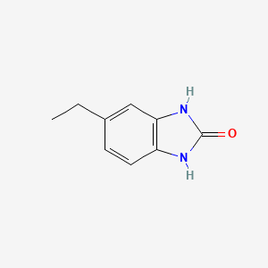 molecular formula C9H10N2O B6593153 5-ethyl-2,3-dihydro-1H-1,3-benzodiazol-2-one CAS No. 39513-23-0