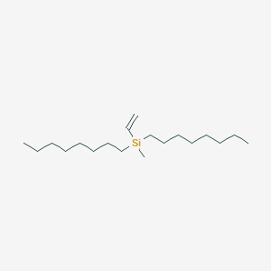 molecular formula C19H40Si B6593239 Vinyldi-N-octylmethylsilane CAS No. 475213-01-5
