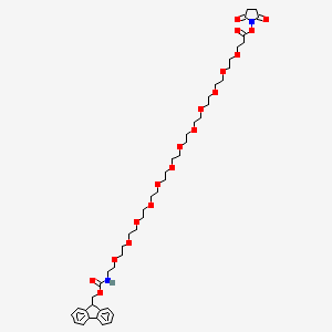 molecular formula C26H28N2O8 B6593252 Fmoc-PEG2-NHS ester CAS No. 488085-18-3