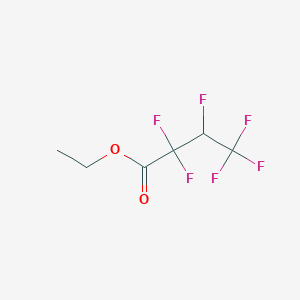 molecular formula C6H6F6O2 B6593315 Ethyl 2,2,3,4,4,4-hexafluorobutyrate CAS No. 5200-38-4