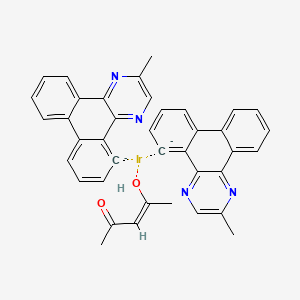 molecular formula C39H30IrN4O2-2 B6593347 Ir(MDQ)2(acac) CAS No. 536755-34-7