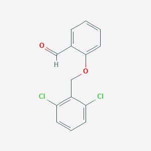molecular formula C14H10Cl2O2 B065934 2-[(2,6-Dichlorobenzyl)oxy]benzaldehyde CAS No. 175203-16-4