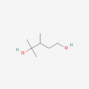 molecular formula C7H16O2 B6593563 3,4-Dimethylpentane-1,4-diol CAS No. 63521-36-8
