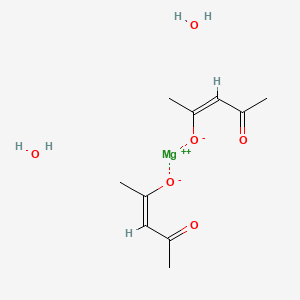 molecular formula C10H18MgO6 B6593649 Magnesium (2E)-4-oxopent-2-en-2-olate--water (1/2/2) CAS No. 68488-07-3