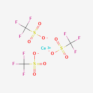 molecular formula C7H2Ce2F21O22S7 B6593674 Cerium(III) Trifluoromethanesulfonate CAS No. 698999-65-4