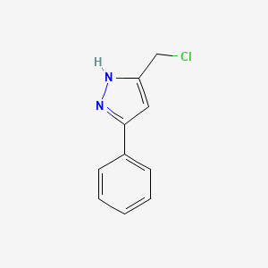 3-(chloromethyl)-5-phenyl-1H-pyrazole
