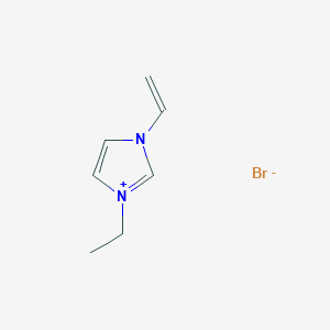 molecular formula C7H11BrN2 B6593816 1-Vinyl-3-ethylimidazolium bromide CAS No. 81517-60-4