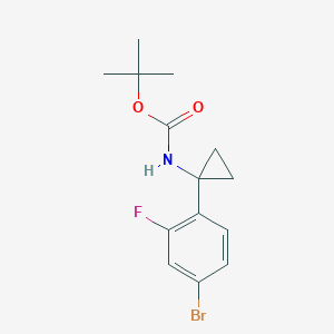tert-Butyl (1-(4-bromo-2-fluorophenyl)cyclopropyl)carbamate