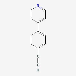 molecular formula C13H9N B6593834 4-(4-Ethynylphenyl)pyridine CAS No. 83420-57-9