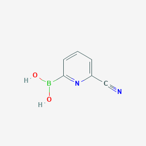 (6-Cyanopyridin-2-yl)boronic acid