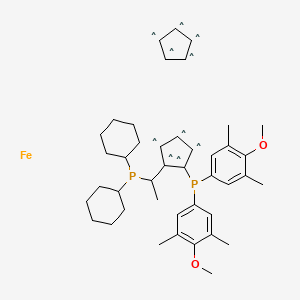 molecular formula C42H56FeO2P2 B6593855 CID 146159920 CAS No. 849923-88-2