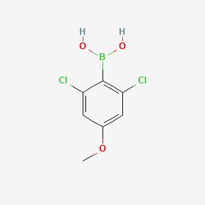 molecular formula C7H7BCl2O3 B6593878 (2,6-Dichloro-4-methoxyphenyl)boronic acid CAS No. 851756-60-0