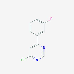 molecular formula C10H6ClFN2 B6593914 4-Chloro-6-(3-fluorophenyl)pyrimidine CAS No. 85979-60-8