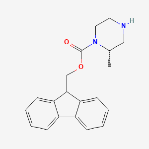 molecular formula C20H22N2O2 B6594000 (S)-1-N-Fmoc-2-methyl-piperazine CAS No. 888972-50-7