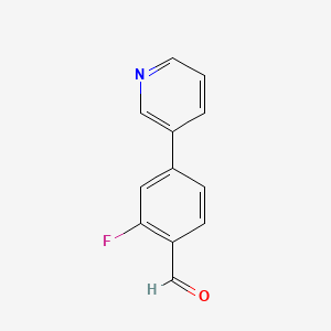 2-Fluoro-4-(pyridin-3-yl)benzaldehyde
