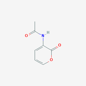 N-(2-oxopyran-3-yl)acetamide