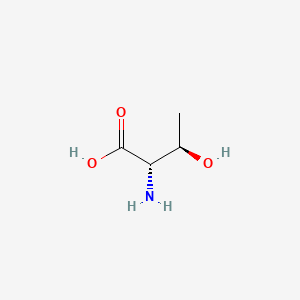molecular formula C4H9NO3 B6594311 DL-Threonine CAS No. 7004-04-8
