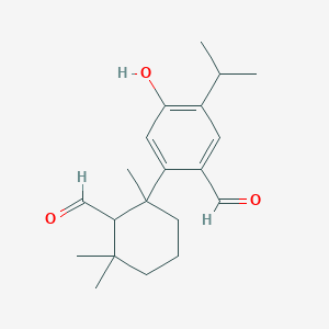 2-((1R,2R)-2-Formyl-1,3,3-trimethylcyclohexyl)-4-hydroxy-5-isopropylbenzaldehyde