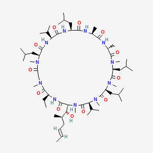 molecular formula C61H109N11O12 B6594431 Cyclosporin U CAS No. 108027-45-8