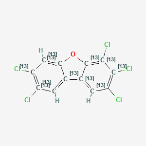 molecular formula C12H3Cl5O B6594465 2,3,4,7,8-Pentachlorodibenzofuran-13C12 CAS No. 116843-02-8