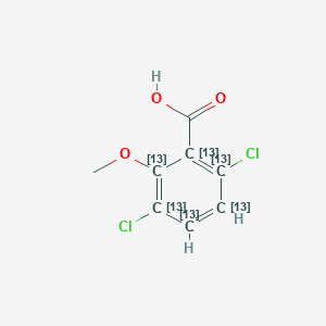 molecular formula C8H6Cl2O3 B6594488 Dicamba-13C6 CAS No. 1173023-06-7