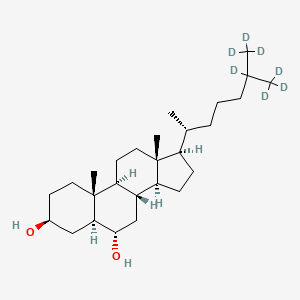molecular formula C27H48O2 B6594614 6alpha-Hydroxycholestanol(d7) CAS No. 1246302-83-9