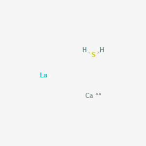 molecular formula CaH2LaS B6594630 Calcium lanthanum sulfide (CaLa2S4) CAS No. 12525-03-0