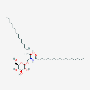 molecular formula C41H79NO8 B6594633 N-[(1S,2R,3E)-1-[[(beta-D-Glucopyranosyl)oxy]methyl]-2-hydroxy-3-heptadecenyl]heptadecanamide CAS No. 1252807-00-3