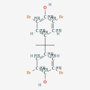 molecular formula C15H12Br4O2 B6594769 3,3',5,5'-Tetrabromobisphenol A-13C12 CAS No. 1352876-39-1