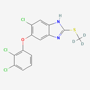 molecular formula C14H9Cl3N2OS B6594777 Triclabendazole-D3 CAS No. 1353867-93-2