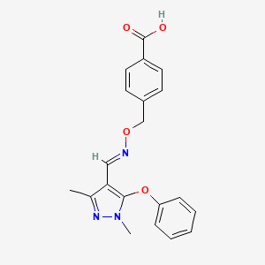 molecular formula C20H19N3O4 B6594972 (Z)-Fenpyroximate (free acid) CAS No. 149054-56-8