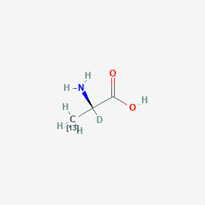 molecular formula C3H7NO2 B6594998 L-Alanine-3-13C-2-d CAS No. 160033-81-8